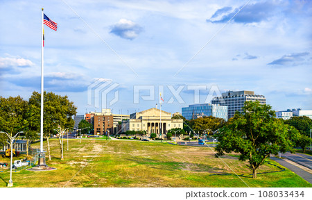 The War Memorial and the Patriots Theater in Trenton, New Jersey The War Memorial and the Patriots Theater in Trenton, New Jersey 108033434