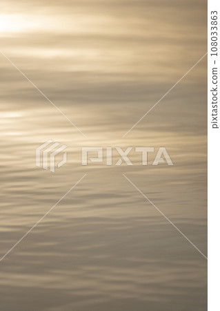 Ripple reflected on water surface 108033863
