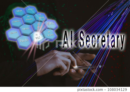 智慧型手機AI應用程式操作選擇AI秘書 智慧型手機AI應用程式操作選擇AI秘書 108034129