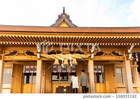神社境內及觀光地本殿的風景（阿蘇神社） 108035192