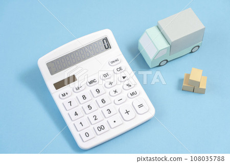 卡車和計算機、送貨、送貨、送貨上門、搬家、運輸業 108035788