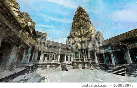 Angkor ruins Angkor Wat Angkor ruins Angkor Wat 108038973
