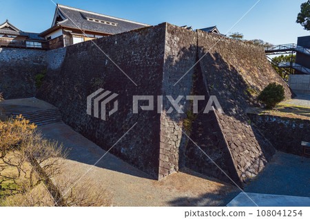Kumamoto Castle Two stone walls Kumamoto Castle Two stone walls 108041254