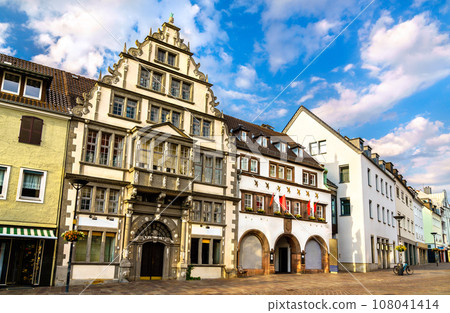Traditional architecture of Paderborn in North Rhine-Westphalia, Germany Traditional architecture of Paderborn in North Rhine-Westphalia, Germany 108041414