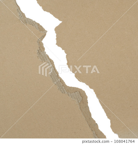 torn cardboard torn cardboard 108041764