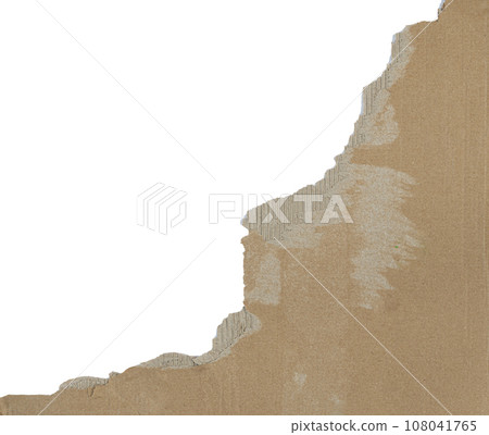 torn cardboard torn cardboard 108041765