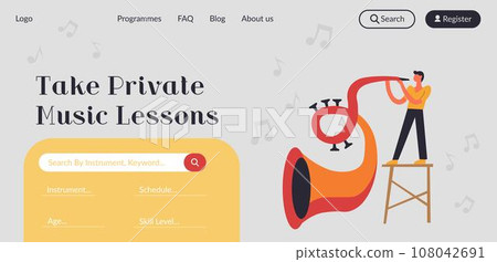 Private music lessons on trumpet, website page 108042691