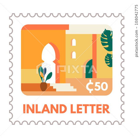 Inland letter, postal card for envelope marks 108042775