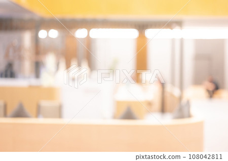 Abstract blur luxury hotel lobby and hotel restaurant interior 108042811