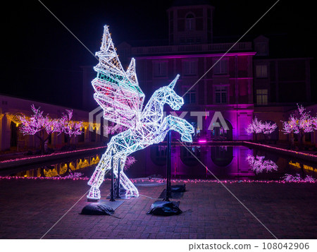 路邊車站的燈飾 路邊車站的燈飾 108042906