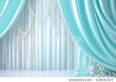 Turquoise glittering luxury decorative image Turquoise glittering luxury decorative image 108042925