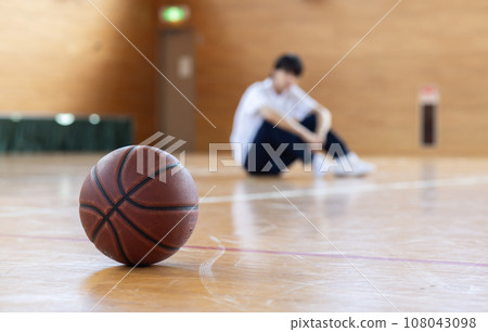 Basketball and high school boys 108043098