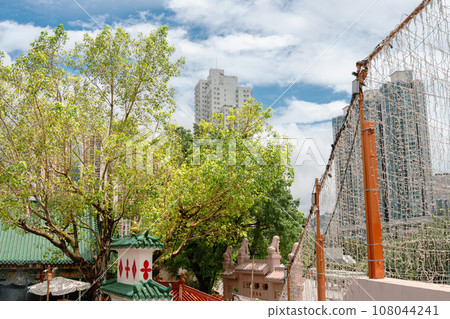 View of Wong Tai Sin Temple in Hong Kong View of Wong Tai Sin Temple in Hong Kong 108044241