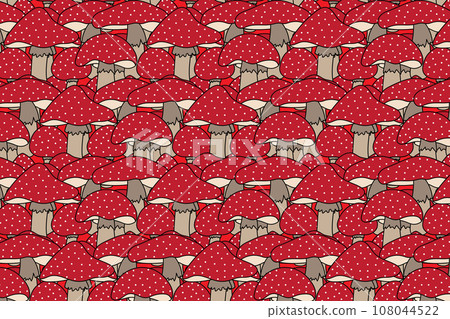 Illustration of red mushroom background. Illustration of red mushroom background. 108044522