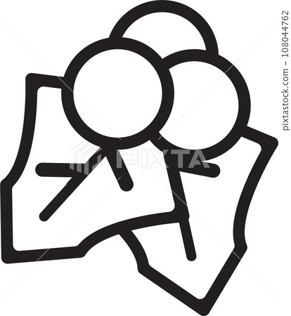 The Christmas icons for holiday concept The Christmas icons for holiday concept 108044762