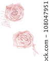 illustration sepia rose 108047951