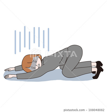 Woman collapsing, limit Woman collapsing, limit 108048082