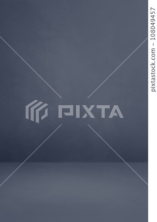 Empty dark grey concrete interior background 108049457