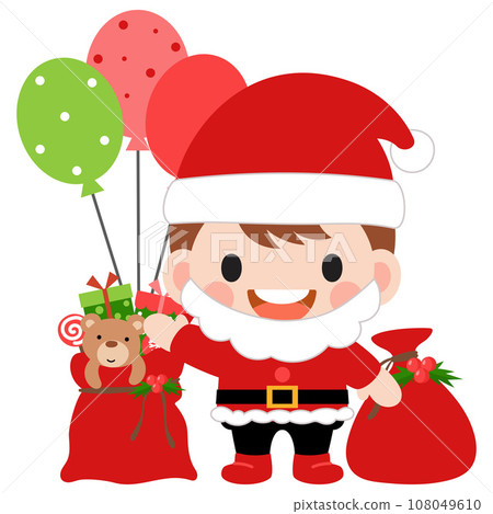 Cute kids wearing Christmas costumes, Merry... - Stock Illustration  [108049610] - PIXTA