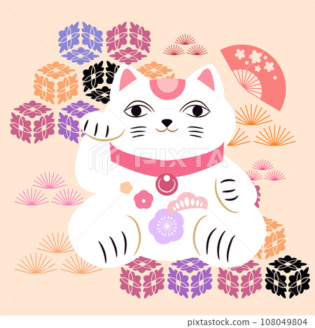 Maneki-neko print 4 108049804