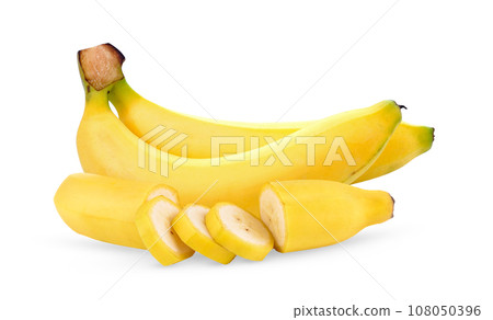bananas isolated on white background 108050396