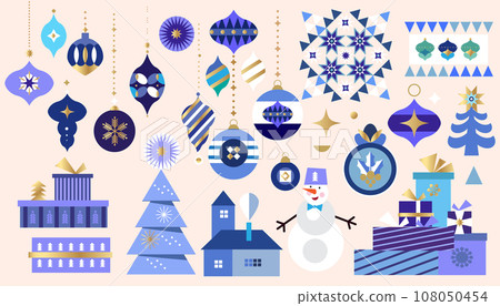 Merry Christmas and Happy New Year 2024  108050454