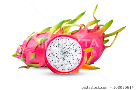 Dragon Fruit isolated on white background 108050614