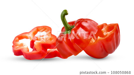 red pepper on white background 108050868