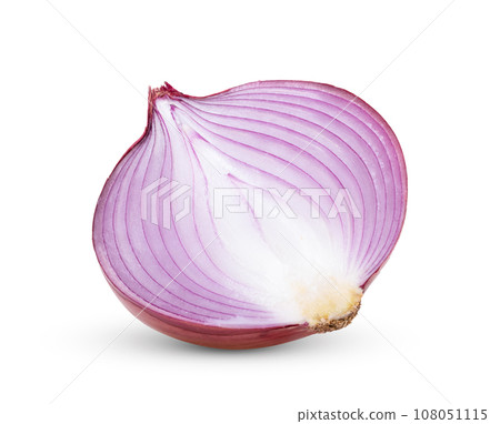 Red onion isolated on white Red onion isolated on white 108051115