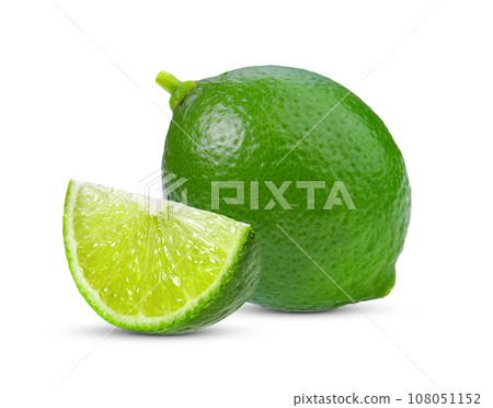 Lime isolated on white 108051152