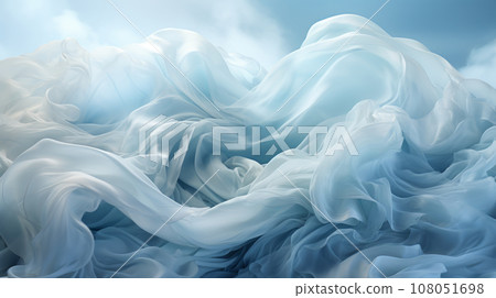 abstract background of flowing fabric. 108051698