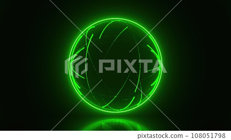 Magic lines sphere 108051798