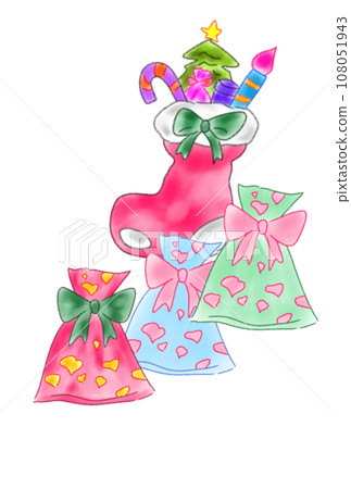 Christmas gift illustration Christmas gift illustration 108051943