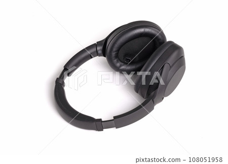 Wireless headphone on white background Wireless headphone on white background 108051958