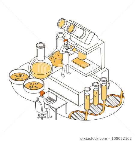 生物技術的圖像插圖 生物技術的圖像插圖 108052162