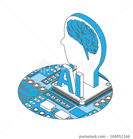 Image illustration of artificial intelligence technology 108052166