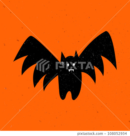 Cute illustration of Bat. Happy Halloween. 108052934
