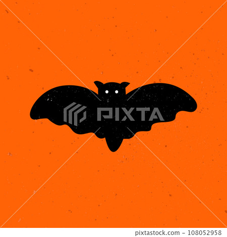 Cute illustration of Bat. Happy Halloween. Cute illustration of Bat. Happy Halloween. 108052958