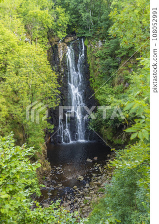 Waterfall Cascade du Sartre near Cheylade, region Auvergne, Cantal, France Waterfall Cascade du Sartre near Cheylade, region Auvergne, Cantal, France 108052991