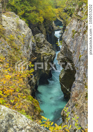 Great Soca Gorge (Velika korita Soce), Triglavski national park, Slovenia 108053202