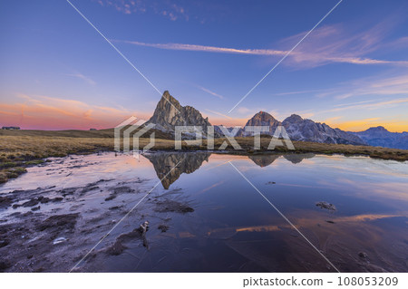 Giau Pass (Passo Giau), Dolomites Alps, South Tyrol, Italy 108053209