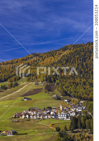 Typical landscape near San Martin de Tor, Dolomiti, South Tyrol, Italy Typical landscape near San Martin de Tor, Dolomiti, South Tyrol, Italy 108053214