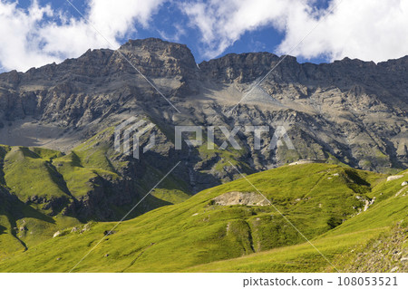 Landscape near Lac du Mont Cenis, Savoy, France 108053521