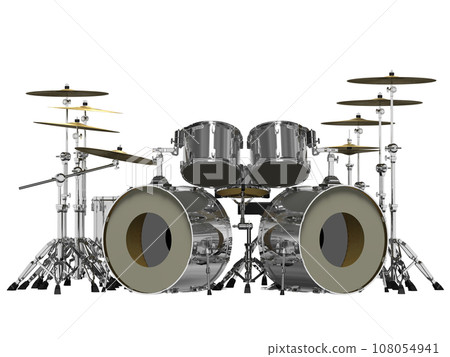 雙低音鼓組_front_white 108054941