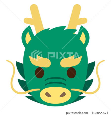 simple dragon illustration 108055871