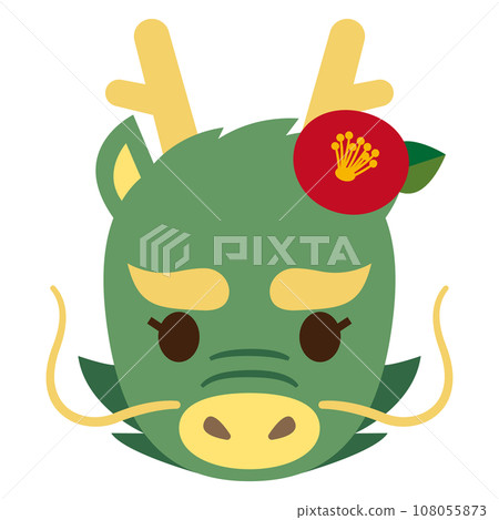 simple dragon illustration 108055873