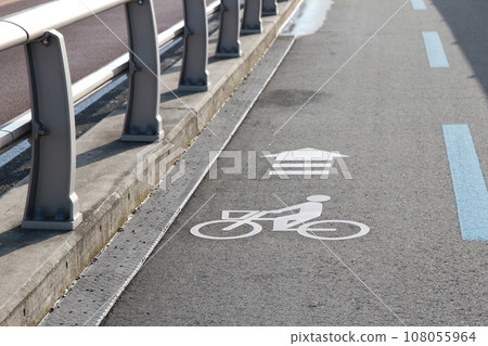 妙傳橋自行車導航標誌 108055964