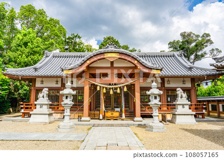 大阪府枚方市百濟神社參拜殿 108057165