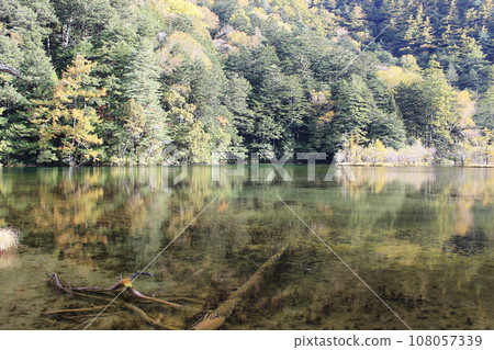 Myojin Pond (Ichinoike) - Located in the sacred area of Hotaka Shrine Okumiya in Kamikochi 108057339
