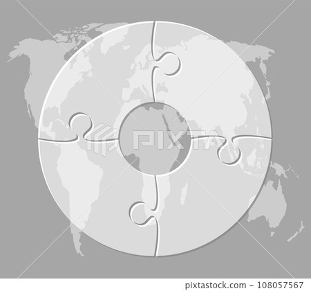 Transparent diagram infographic process on 4 steps 108057567